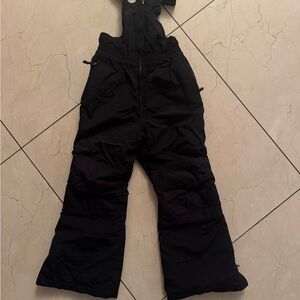 Lands' End Kids Black Snow Pants